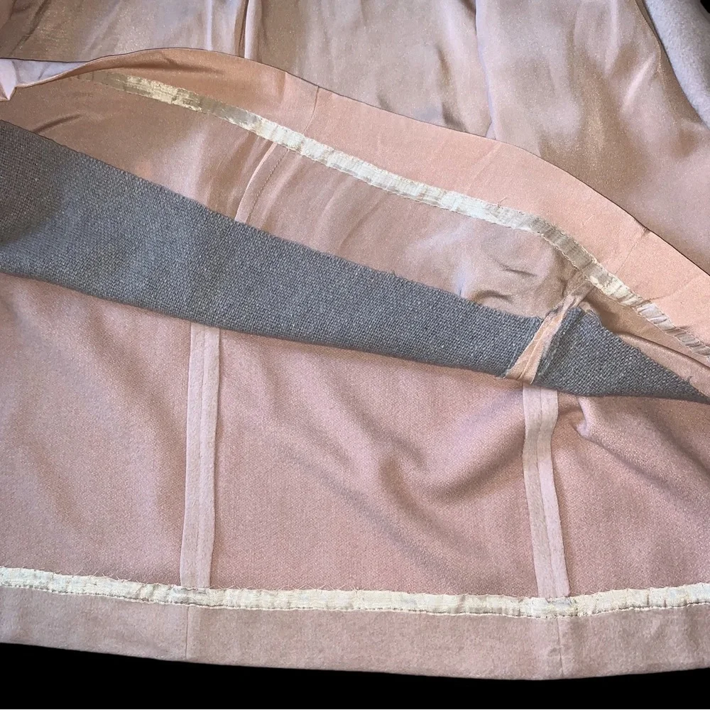 v i n t a g e :: Glamorous Soft Luxe Wool Thick Fur Collar Coat - Picture 11 of 16